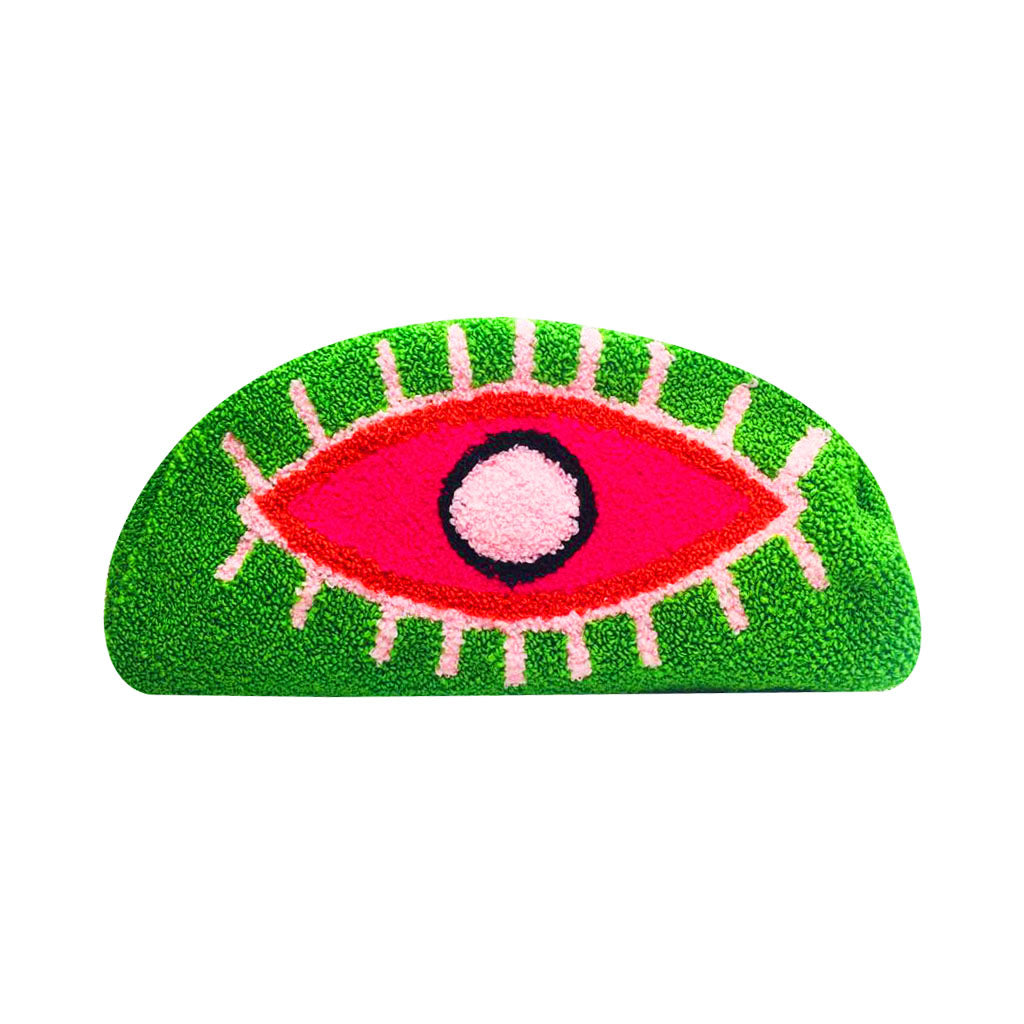 Neon Green & Pink Cosmetic Bag