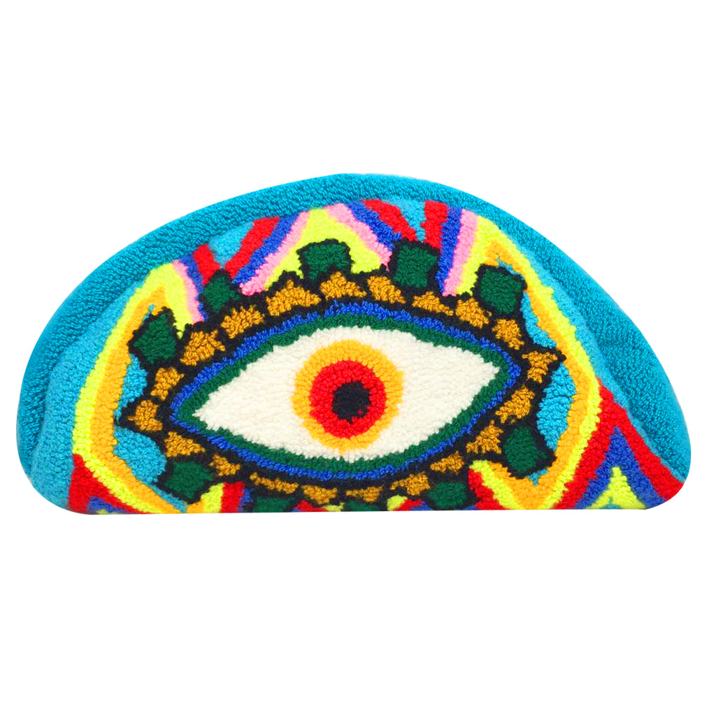 Blue & Rainbow Cosmetics Bag