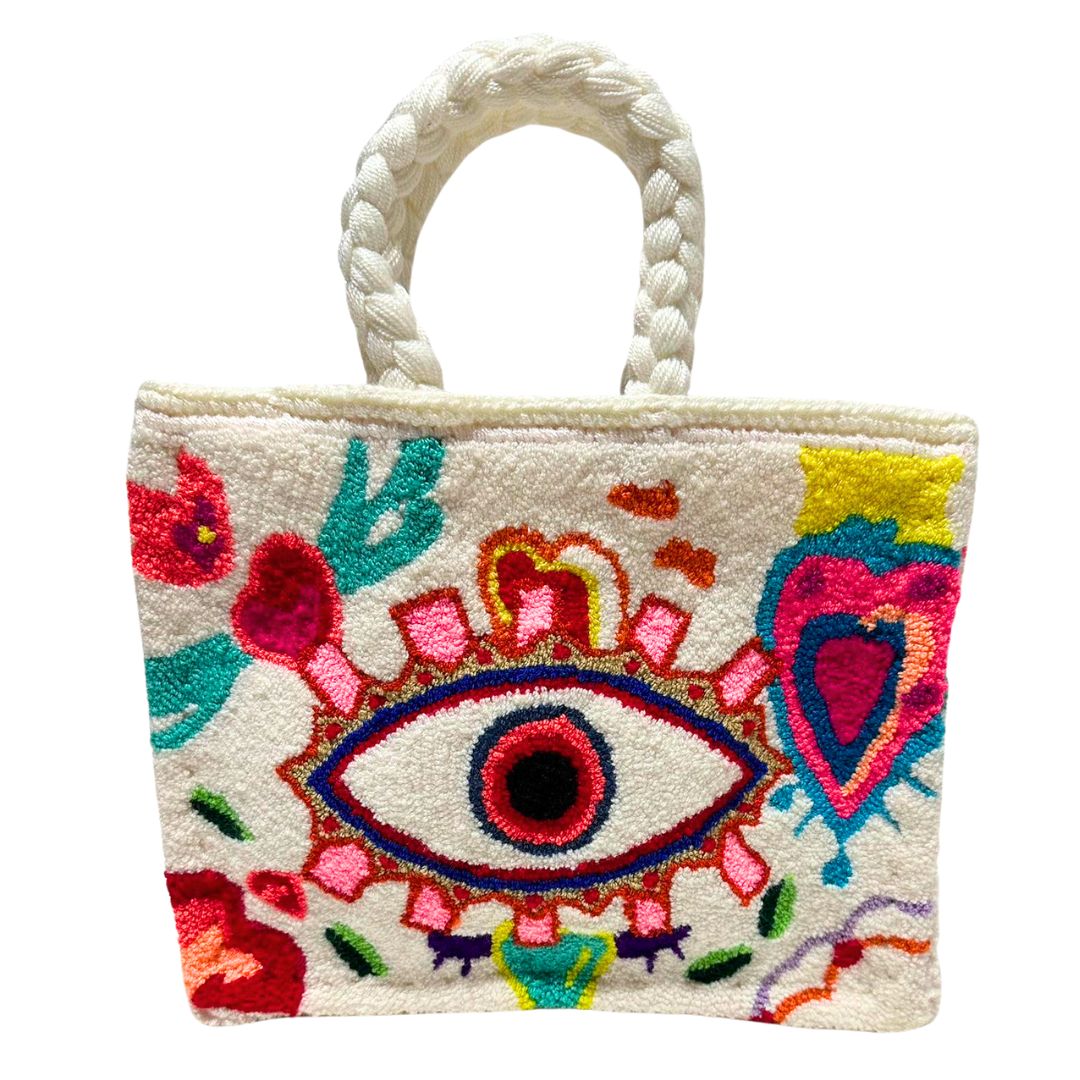 White Eye Tote Bag