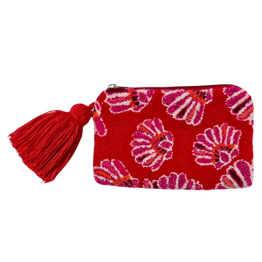 Red & White Mini Eye Coin Purse