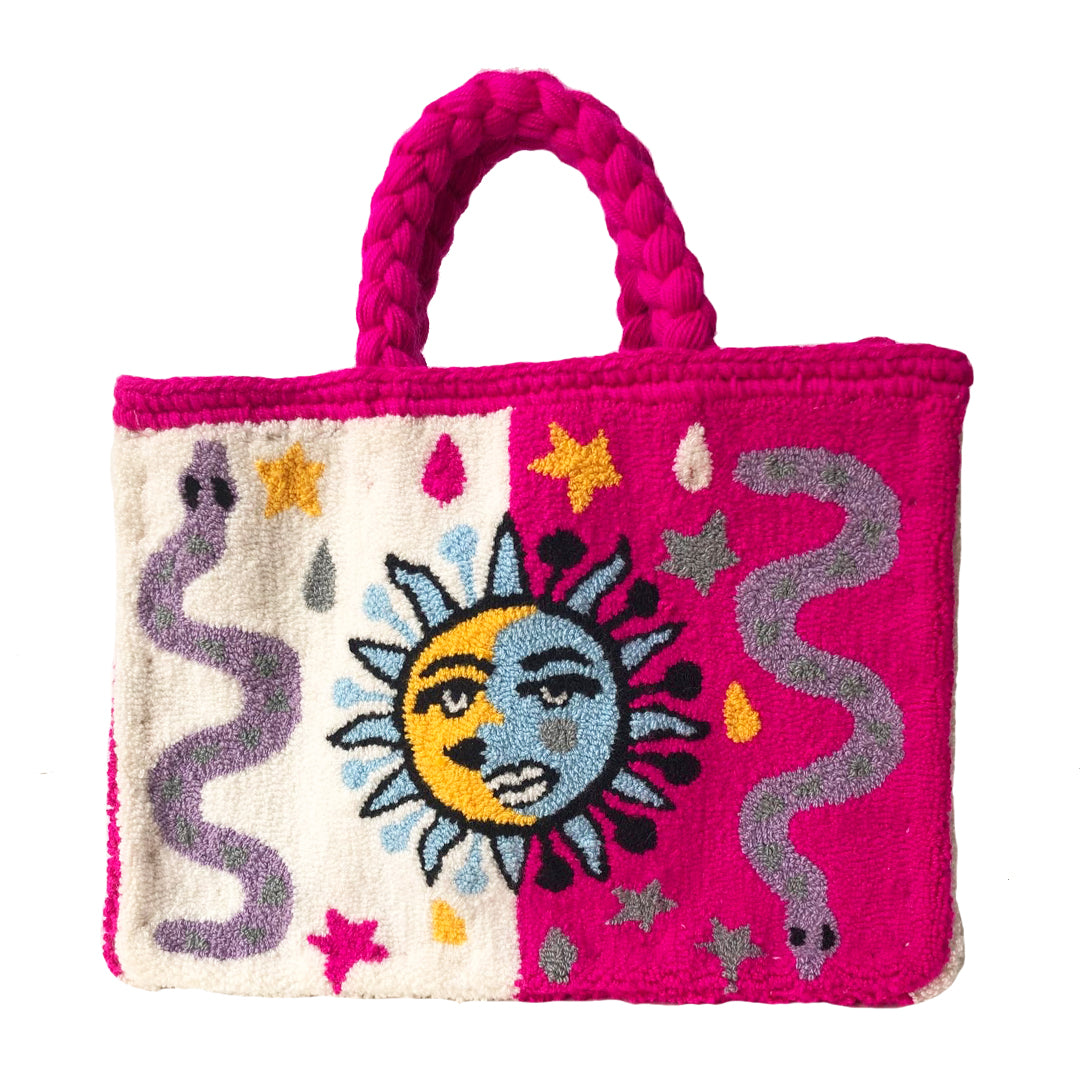 Pink Zodiac Mini Tote Bag