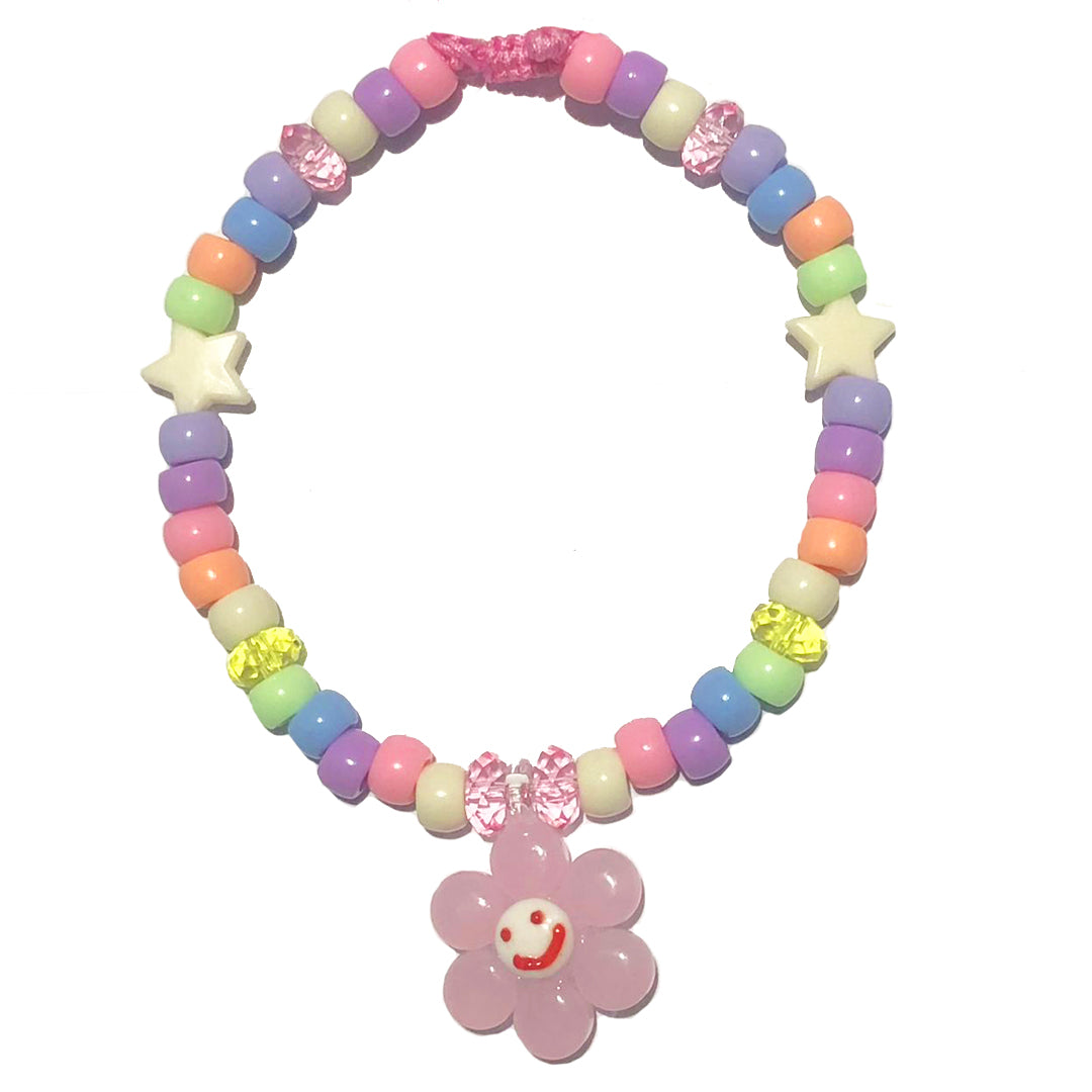 Pink Flower Choker