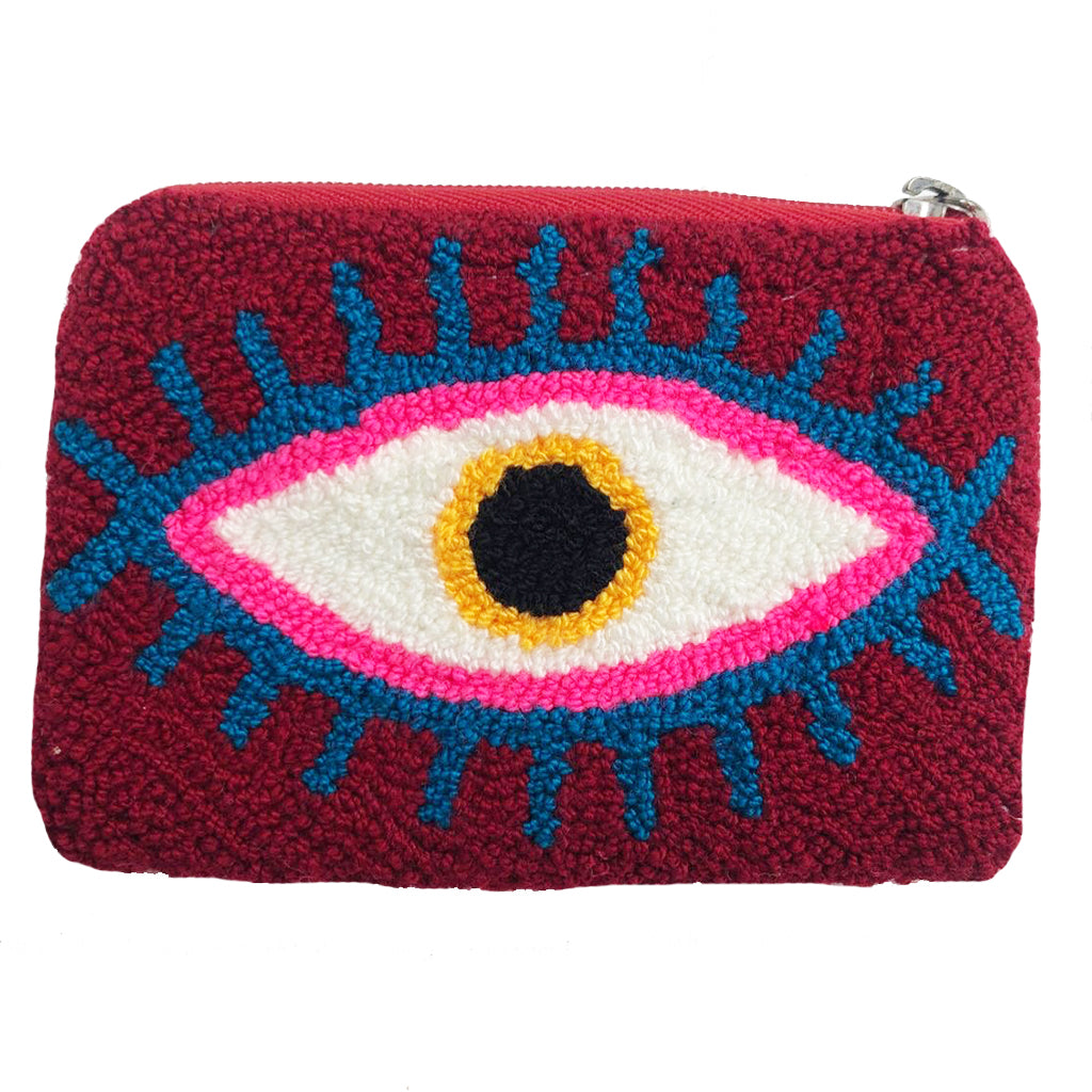 Red & White Coin Purse