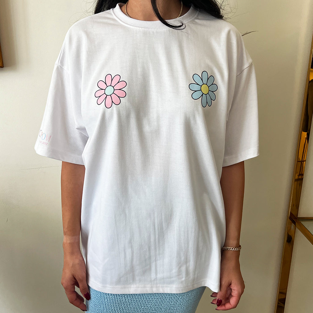 Red Sun Printed Tee