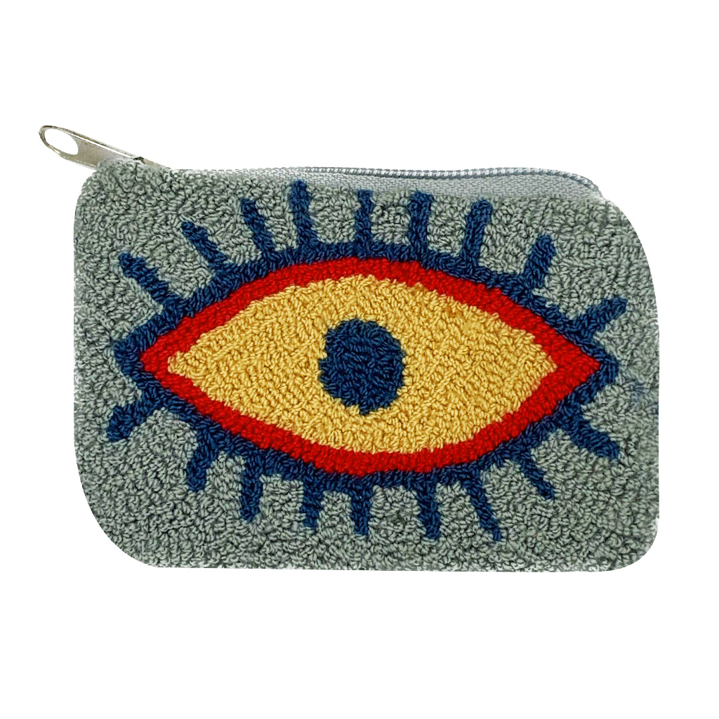 Grey & Blue coin purse