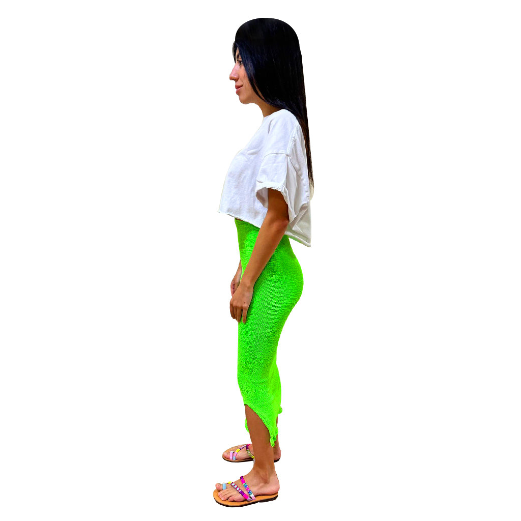 Neon Green Skirt