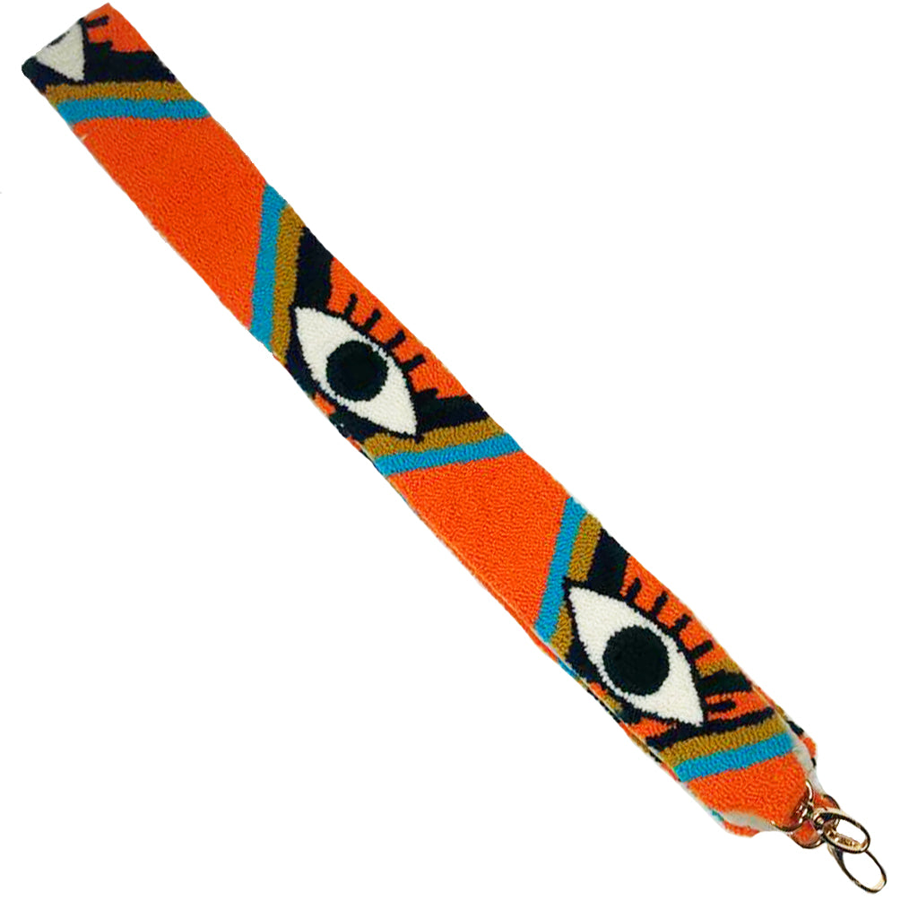 Orange & Black Eye Shoulder Strap