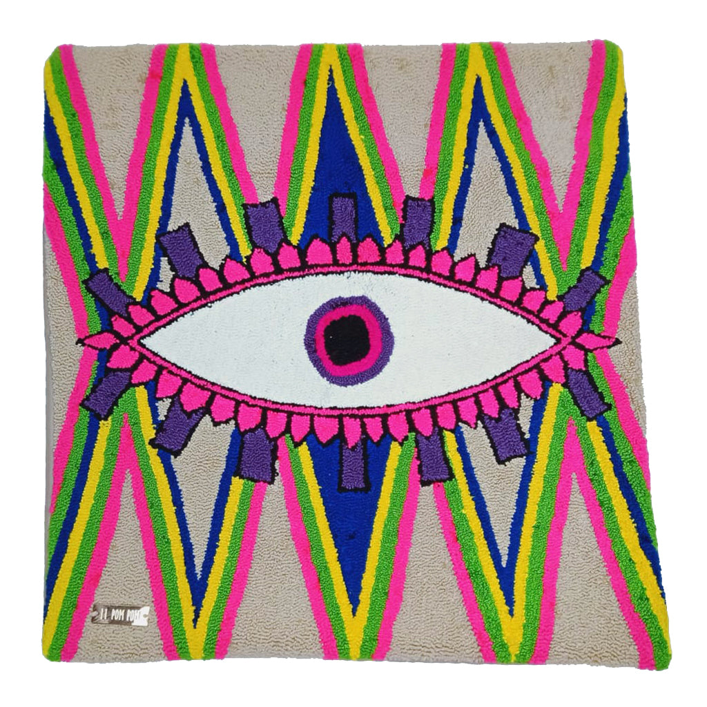 Grey & Pink Cushion Cover