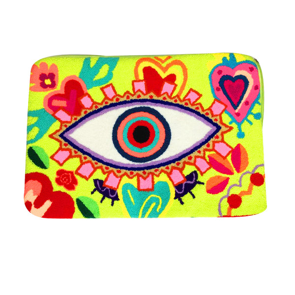 Yellow Eye Laptop Case
