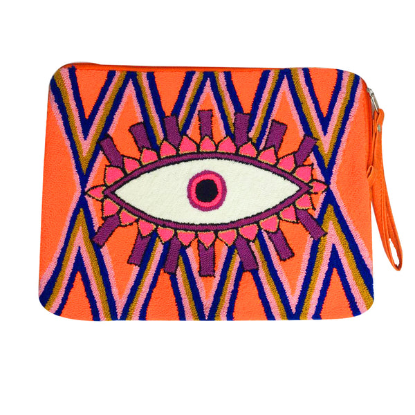 Orange Eye Laptop Case
