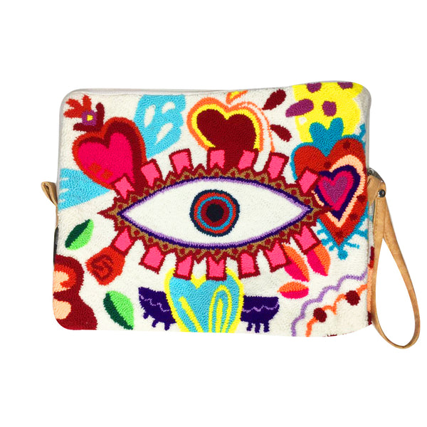 White Eye Laptop Case