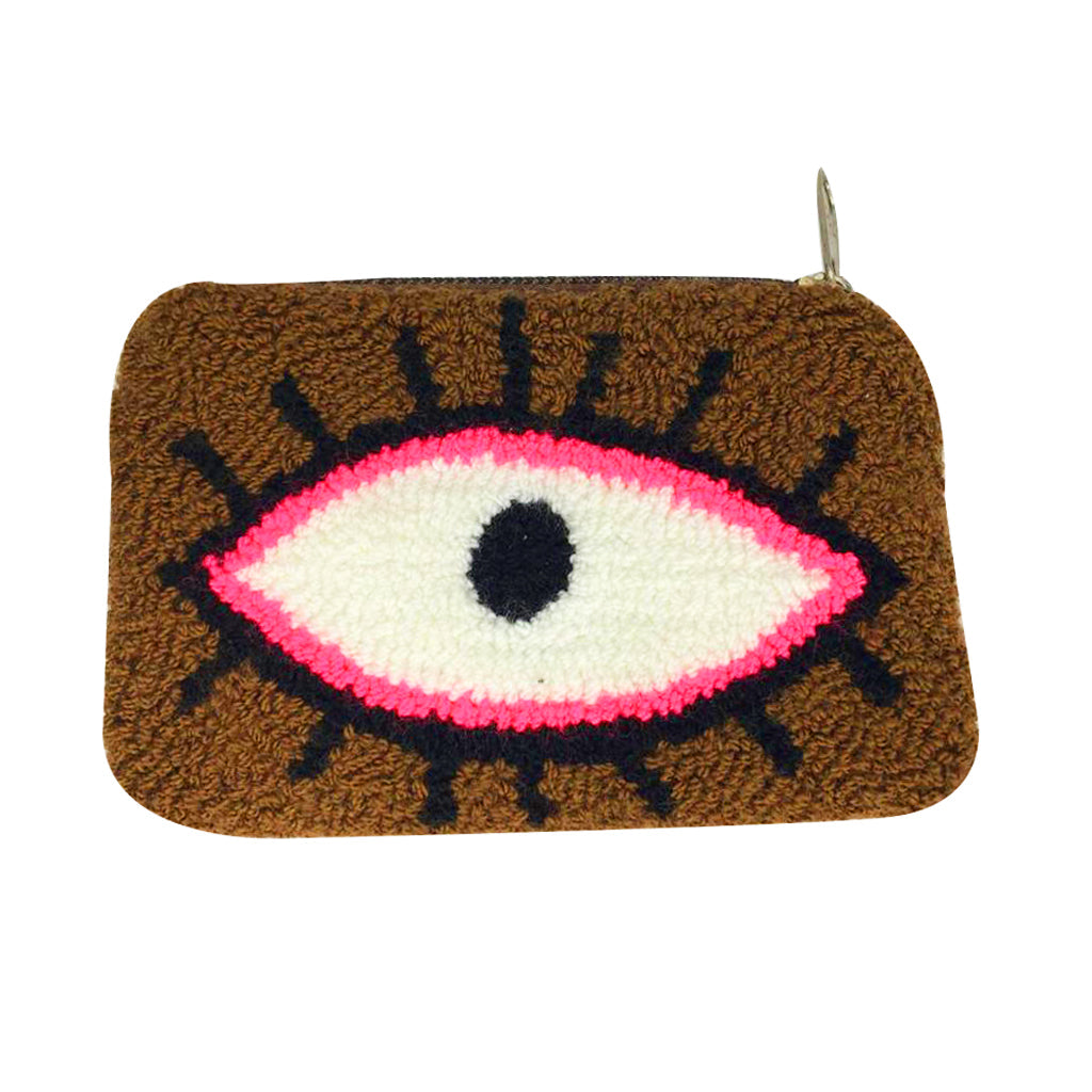 Brown & Pink Coin Purse