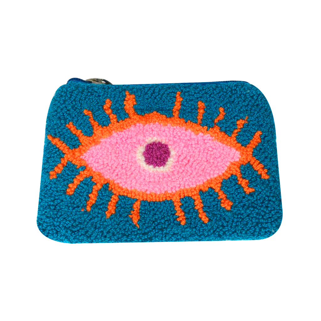 Blue & Baby Pink Coin Purse