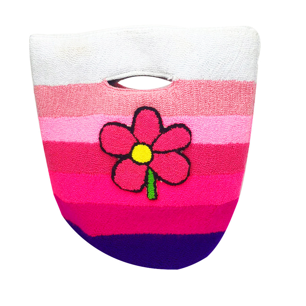 Pink Flower Mini Handbag