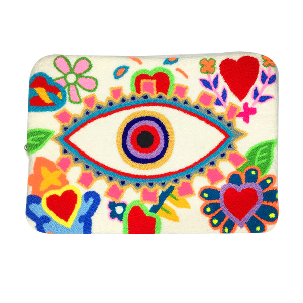 White Eye Laptop Case