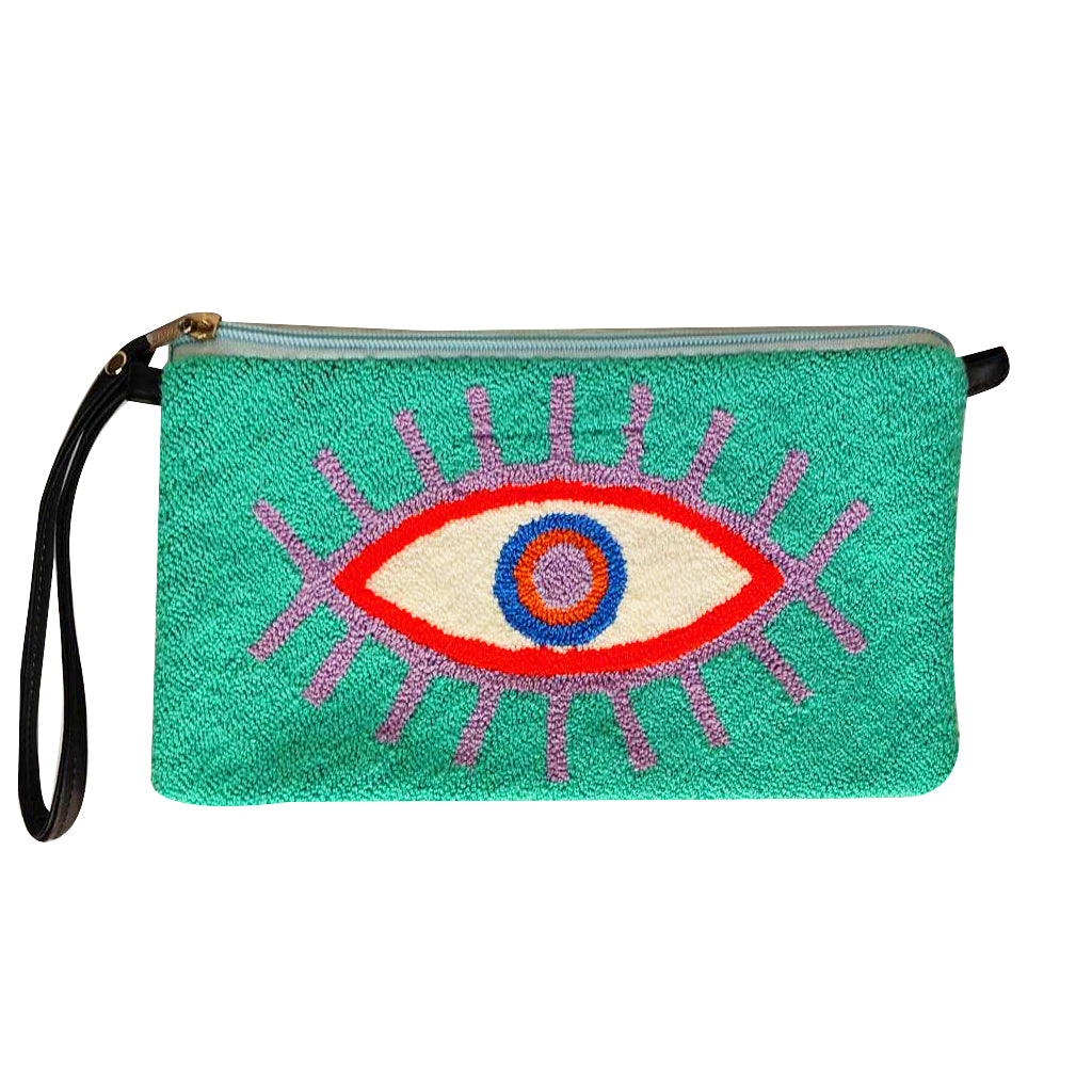 Mint Eye Clutch