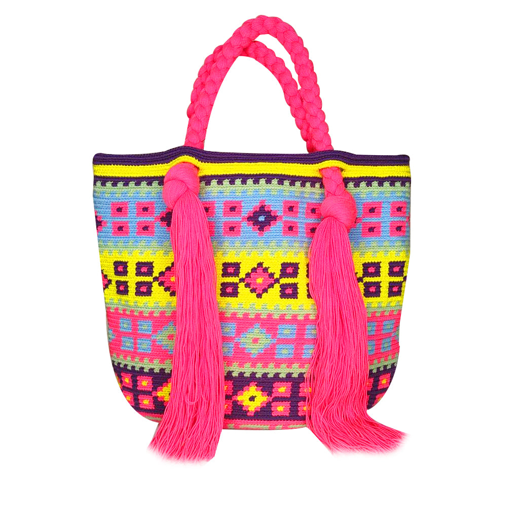Multicolor Tassel Bag