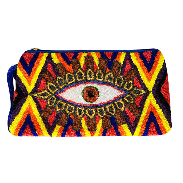 Yellow & Orange Eye Clutch
