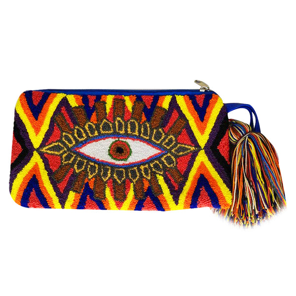 Yellow & Orange Eye Clutch