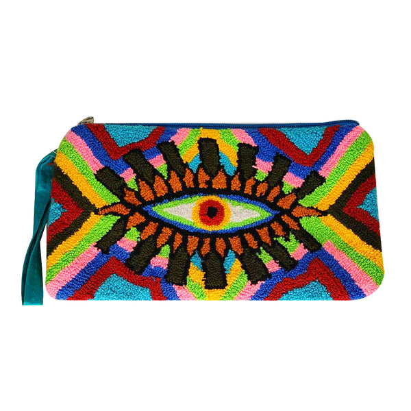 Multicolor Eye Clutch