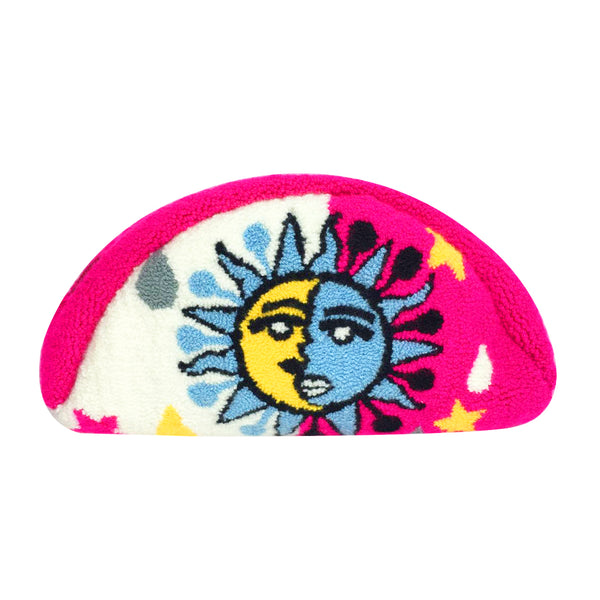 Pink & White Zodiac Cosmetic Bag