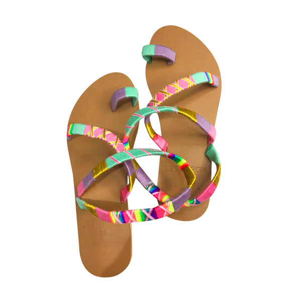 Lois Crossover Sandals Overstock