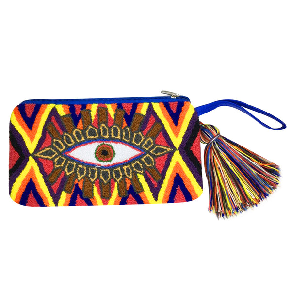Brown & Yellow Eye Clutch
