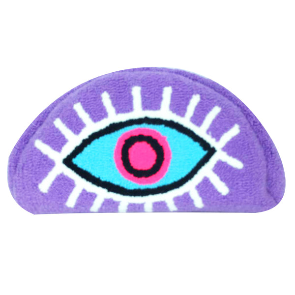 Lilac & White Cosmetics Bag