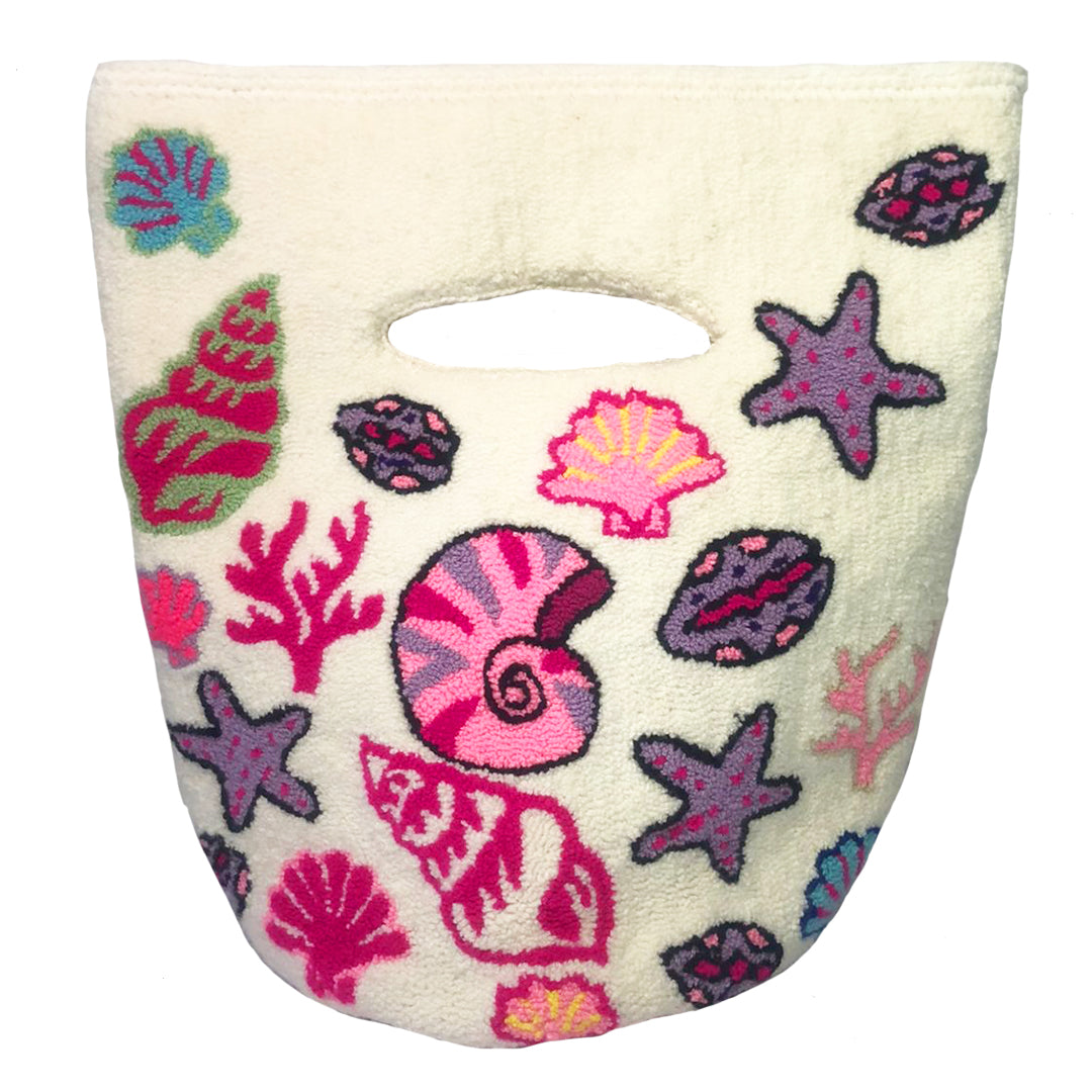 Pink Seashells Mini Handbag