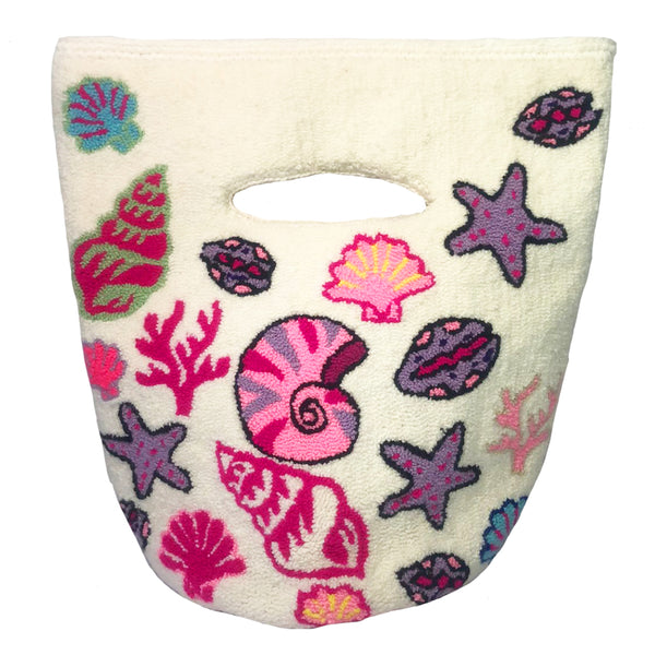 Pink Seashells Mini Handbag