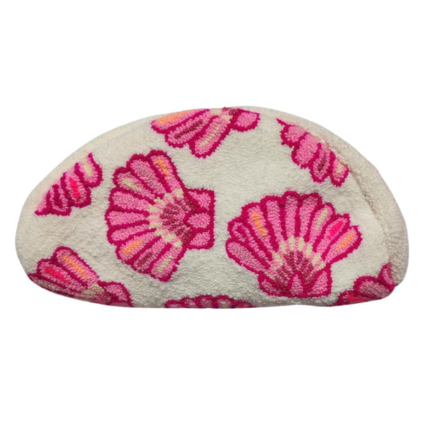 Fuschia Seashells Cosmetic Bag