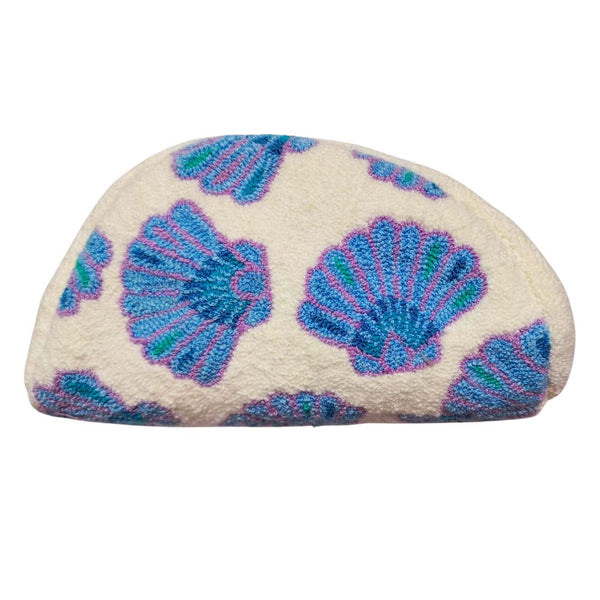 Blue Seashells Cosmetics Bag