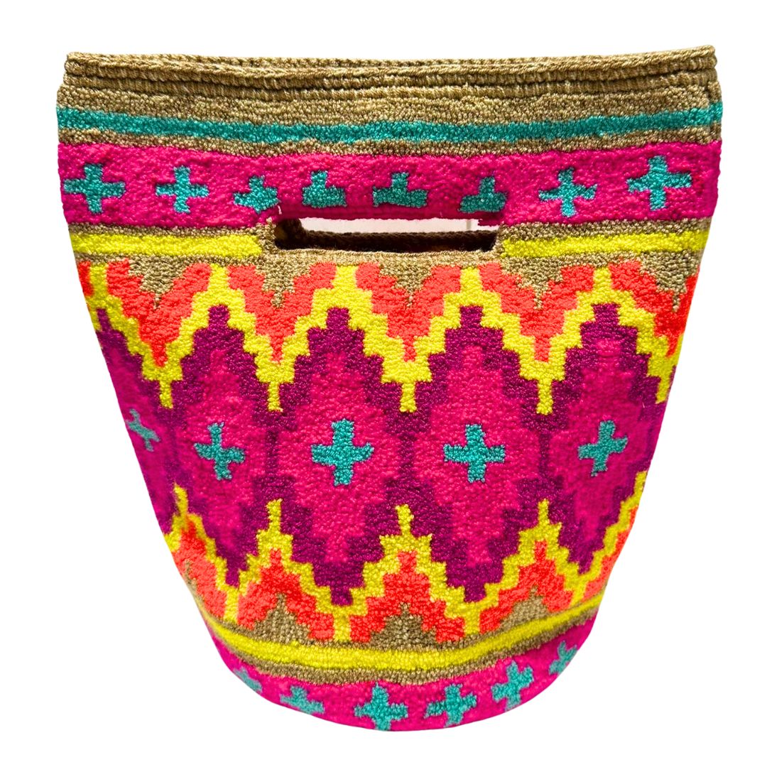 Rainbow Printed Handbag