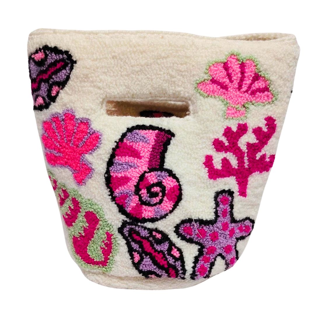 Mini Pink Shell Bag