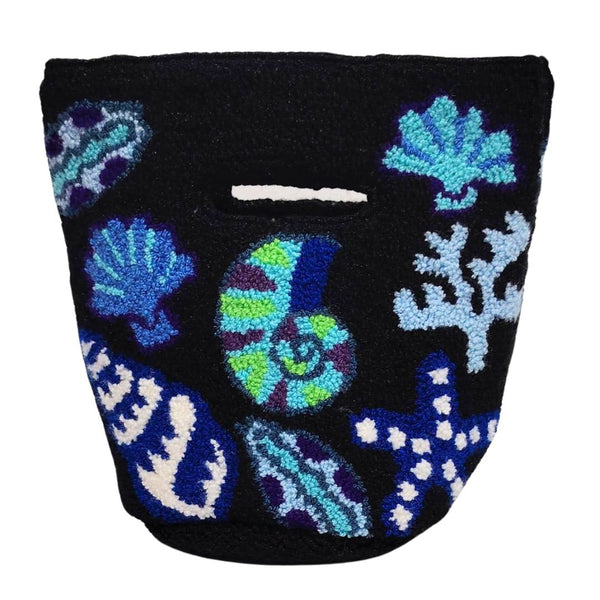 Mini Black Shells Bag