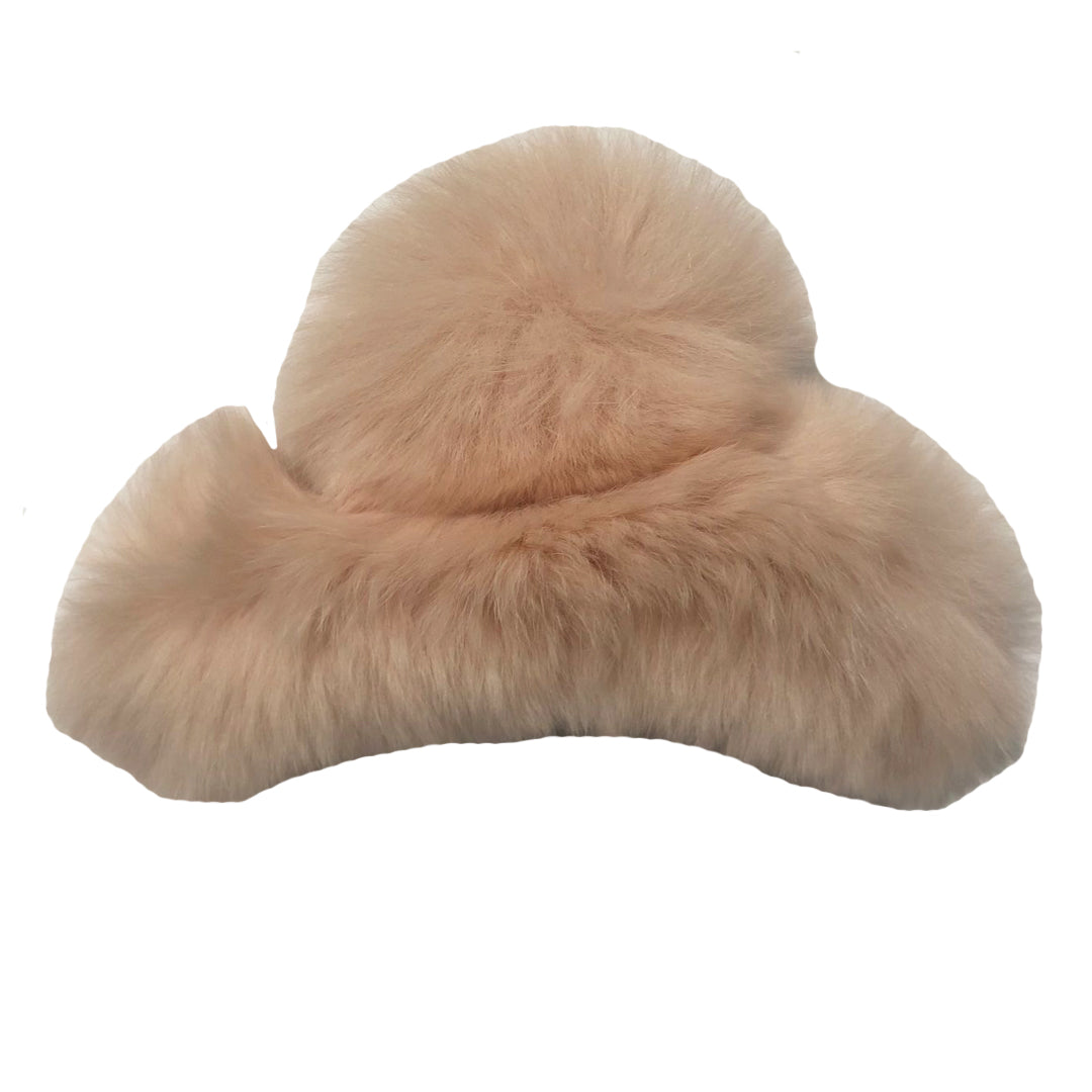 Blush Furry Clip