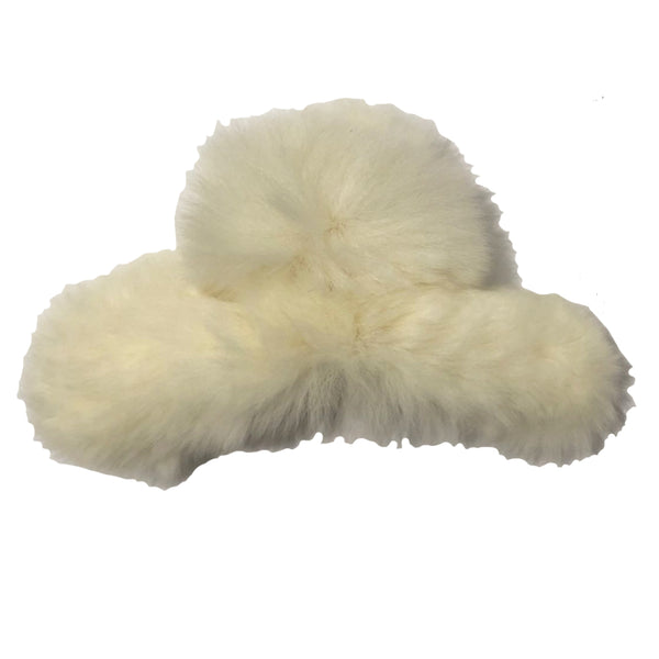 Cream Furry Clip