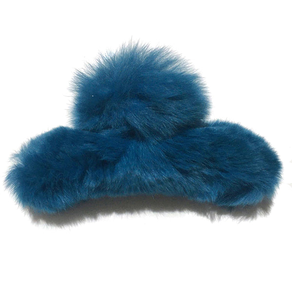 Blue Furry Clip