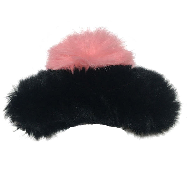 Black Furry Clip