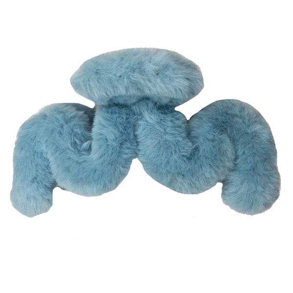 Blue Furry Clip