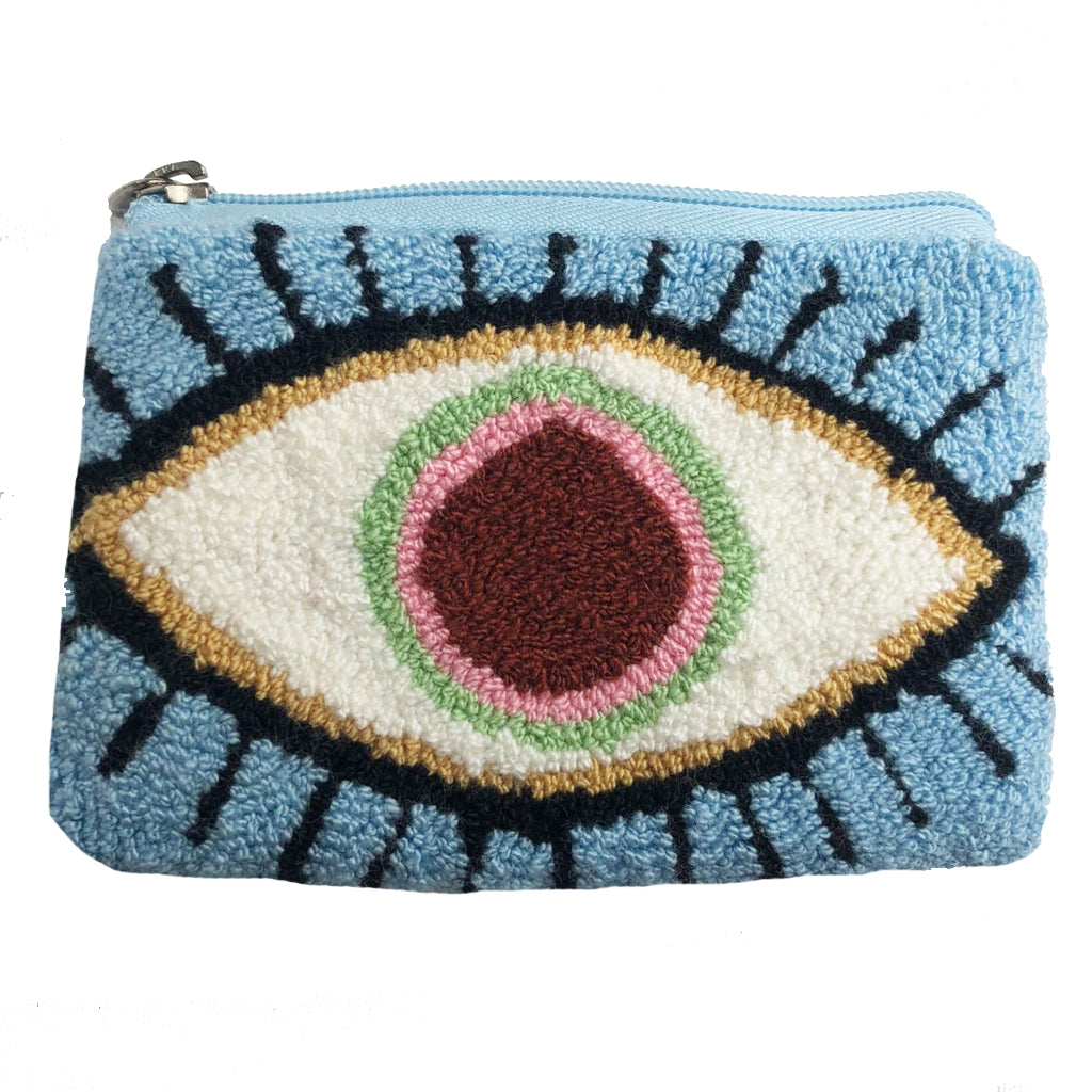 Blue & White Coin Purse