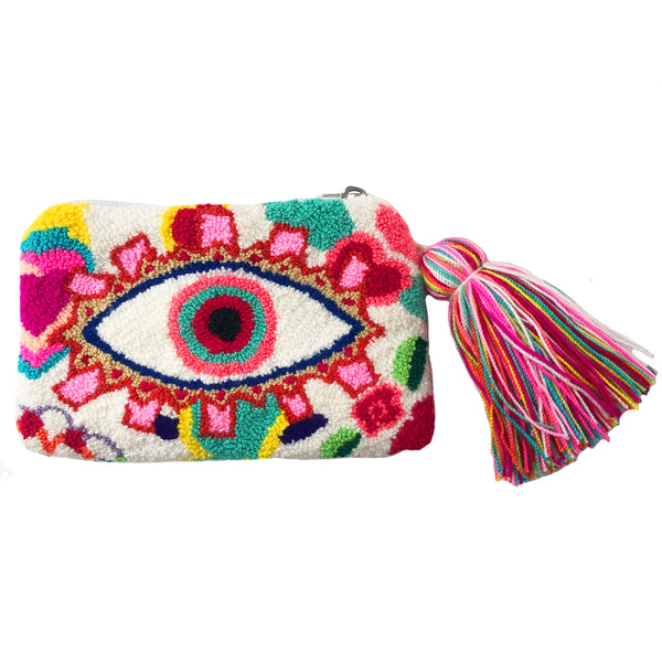 White Eye Coin Purse