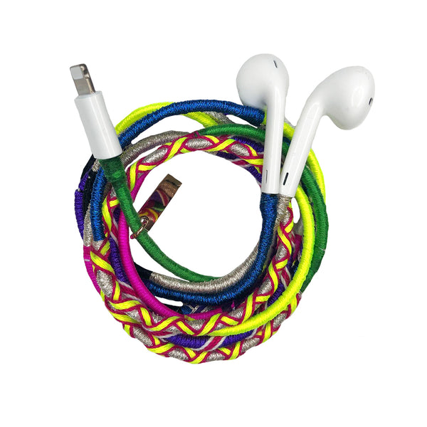 Silver Multi Earphones