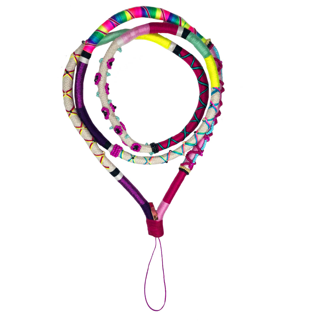 Penny Thick Phone Strap with beads