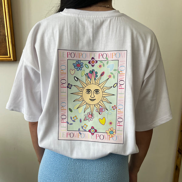 Yellow Sun Printed Tee