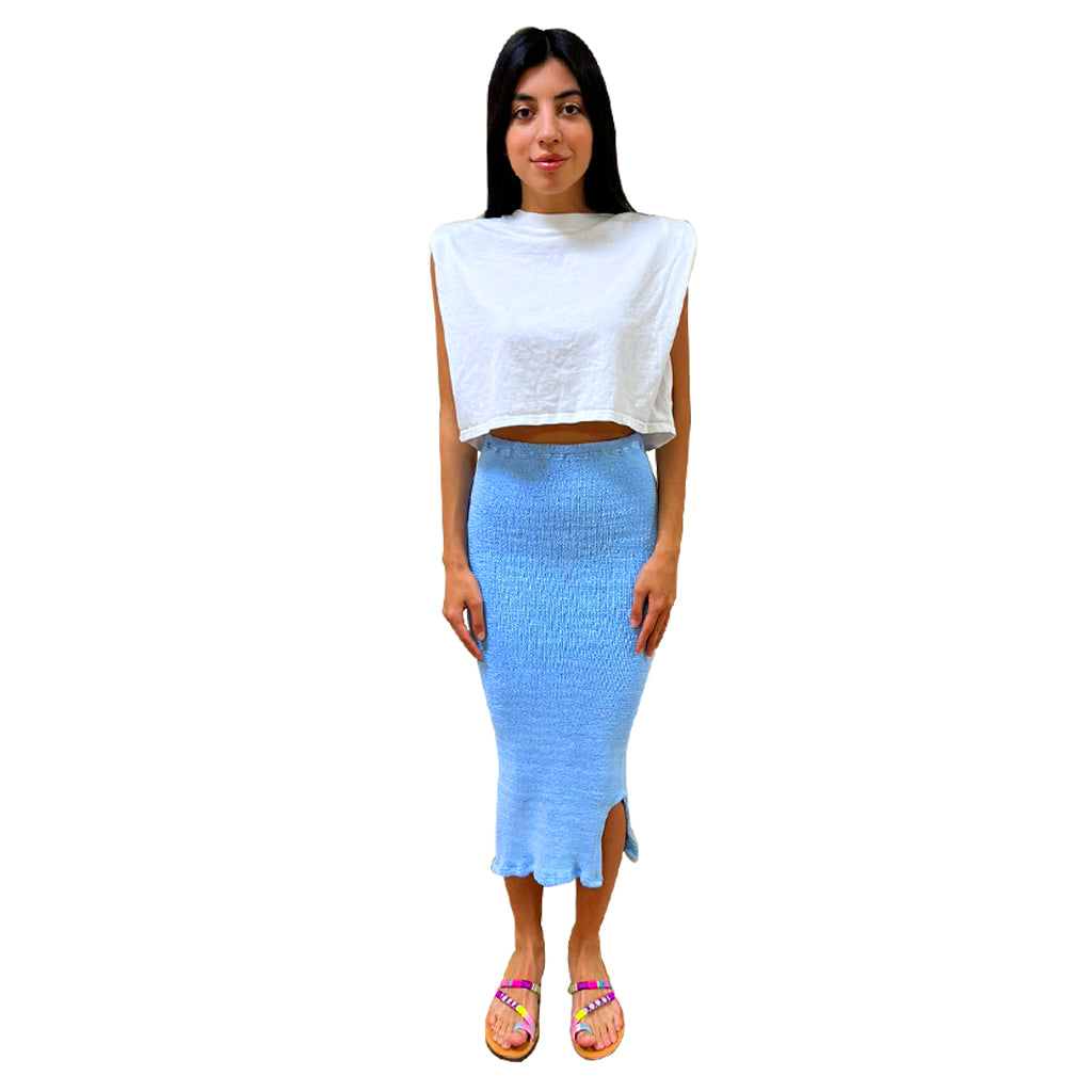 Baby Blue Skirt