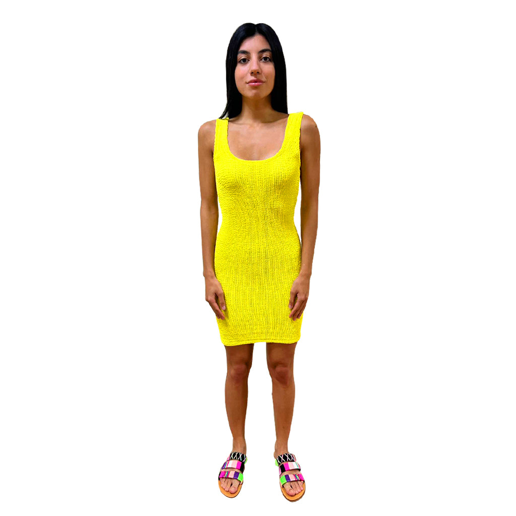 Yellow Mini Dress