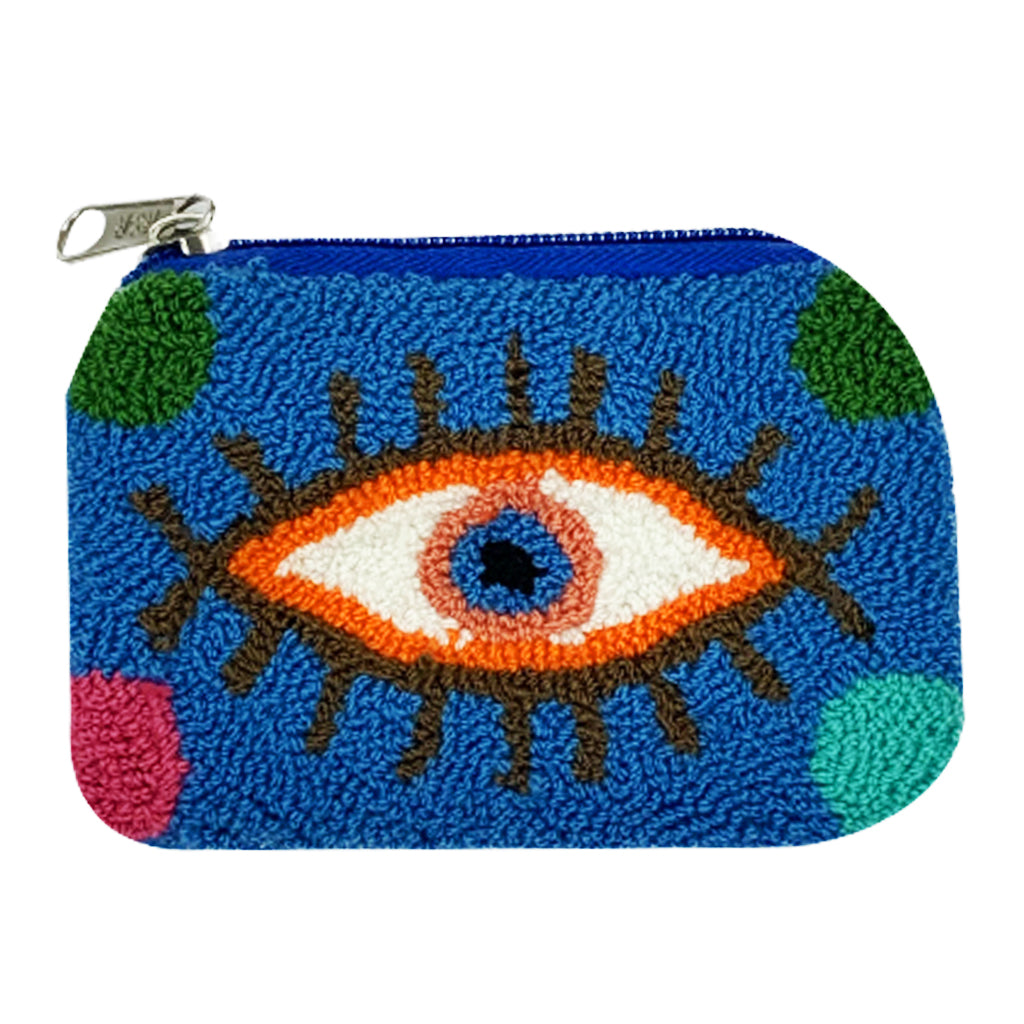 Blue & White coin purse