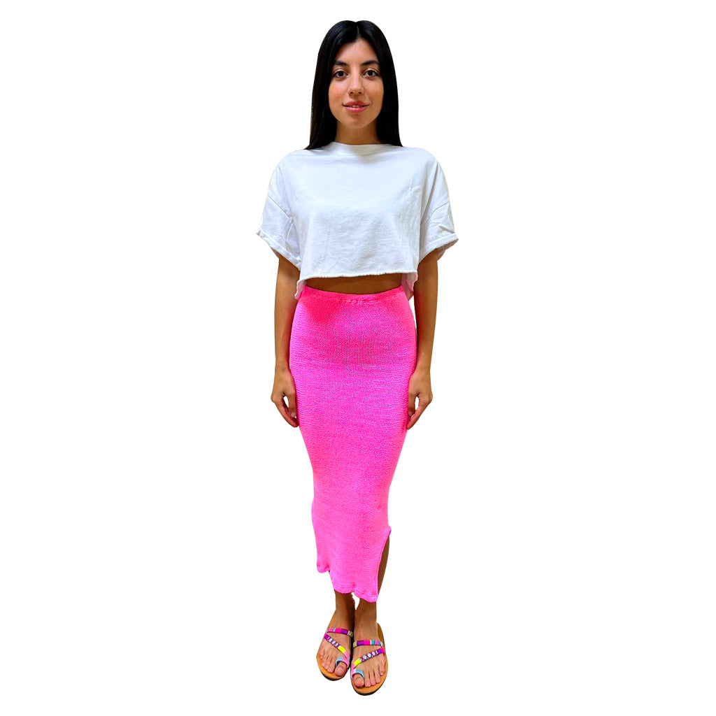 Neon Pink Skirt