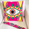Pink & Yellow Cushion Cover